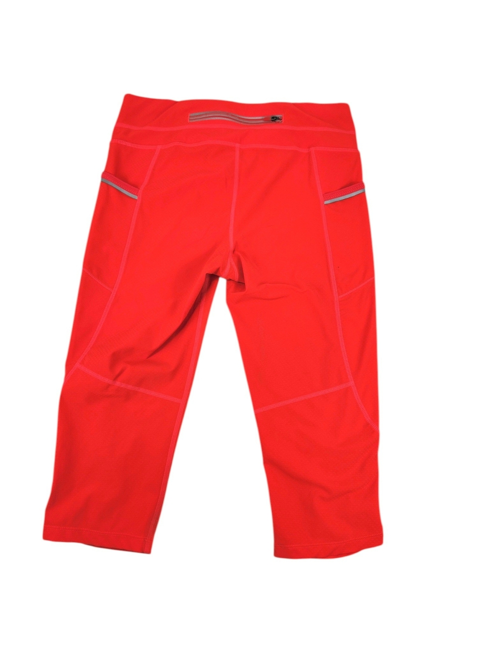 Athleta Relay Capri Leggings Women’s Small Coral Orange Cropped Athletic Yoga - Picture 6 of 12